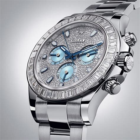 rolex cosmograph daytona diamond pave dial platinum|Rolex Cosmograph Daytona in Platinum, M126506.